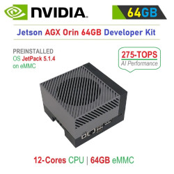NVIDIA Jetson AGX Orin 64GB - Developer Kit 275-TOPS AI Performance